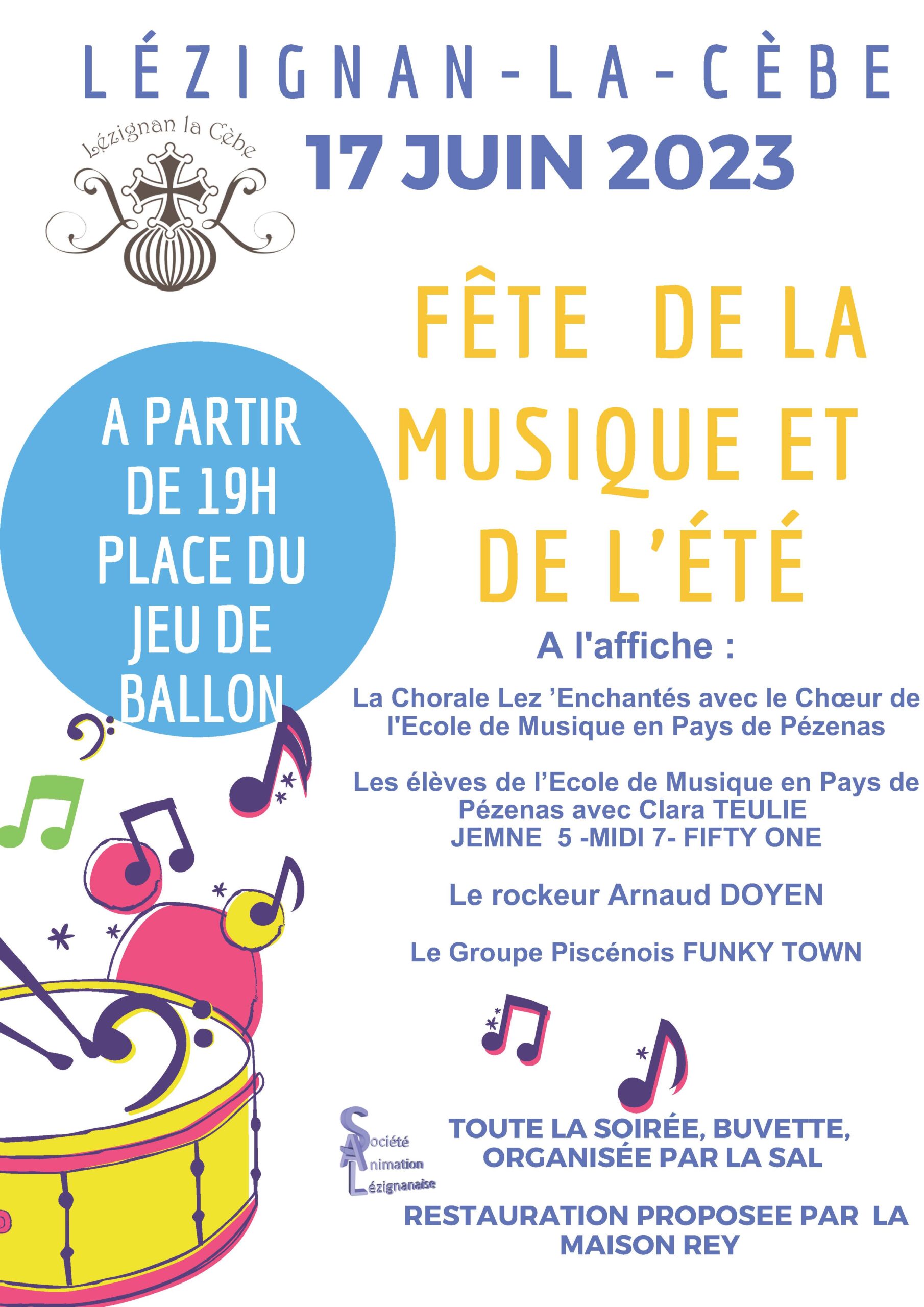 Fête de la Musique - Mairie de Lézignan-la-Cèbe